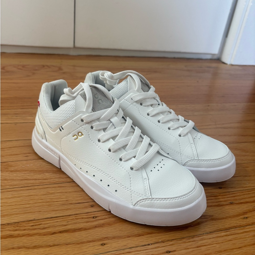 On White Women's Sneakers